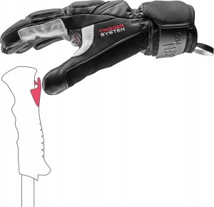 Leki LEKI RĘKAWICE Griffin Pro 3D black/white 9.0 8