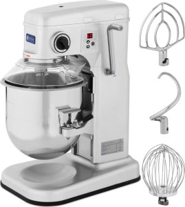 Robot planetarny Royal Catering Mikser robot spiralny planetarny z opuszczaną misą RCPM-10.1B 10 l  230 V 650 W 1