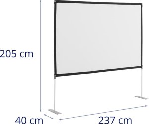 Ekran do projektora Fromm & Starck Ekran projekcyjny podłogowy składany 100'' 228 x 133 cm 16:9 Ekran projekcyjny podłogowy składany 100'' 228 x 133 cm 16:9 7