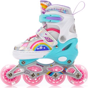 Rolki Meteor Rolki 4w1 Meteor Rainbow XS 25-28 Uniwersalny 2