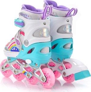 Rolki Meteor Rolki 4w1 Meteor Rainbow XS 25-28 Uniwersalny 6