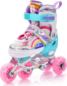 Rolki Meteor Rolki 4w1 Meteor Rainbow XS 25-28 Uniwersalny 7