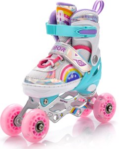 Rolki Meteor Rolki 4w1 Meteor Rainbow XS 25-28 Uniwersalny 8