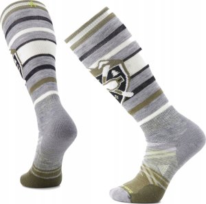 Smartwool U'S Ski Full Cushion Alpine Edge OTC Socks, 039 | light gray, L 1