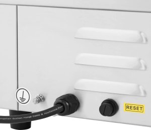 Royal Catering Grill elektryczny płyta grillowa gładka 550 x 400 mm 3000 W Grill elektryczny płyta grillowa gładka 550 x 400 mm 3000 W 4