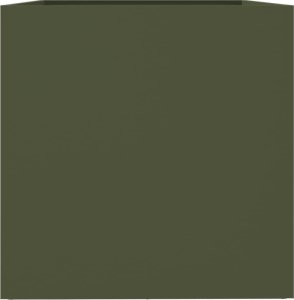 vidaXL vidaXL Donica, oliwkowa, 62x47x46 cm, stal walcowana na zimno 6