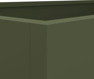 vidaXL vidaXL Donica, oliwkowa, 62x47x46 cm, stal walcowana na zimno 8