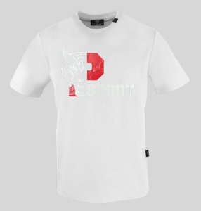 Plein Sport Koszulka T-shirt marki Plein Sport model TIPS410 kolor Biały. Odzież męska. Sezon: Wiosna/Lato XL 1