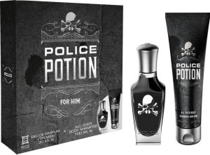 Police Potion For Him zestaw woda perfumowana spray 30ml + żel pod prysznic 100ml 1