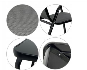 kontrast Zestaw mebli ogrodowych Marbella ławka 4 części szary 6