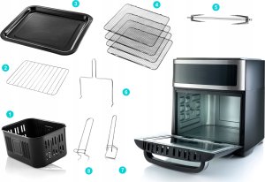 Frytkownica beztłuszczowa First First Austria Karšto oro gruzdintuvė First FA-5053-5 5