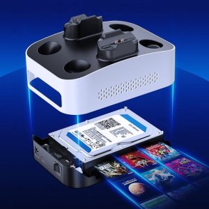 Graugear G-3506-CG-4TB Obudowa dysków twardych + Stacja dokująca 2