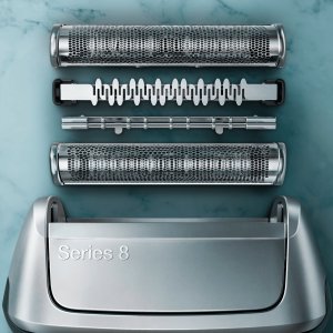 Braun Shaver 8390cc Cordless, Wet use, Lithium Ion, Number of shaver heads/blades 4, Srebrny 10