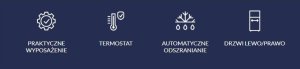 Lodówka MPM CHŁODZIARKA MPM 114 CJ 36 SREBRNA 55/85/58 4