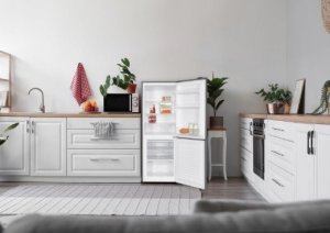 Lodówka MPM CHŁODZIARKO ZAMRAŻARKA MPM 185 KB 42 DARK INOX 55/137/57 4