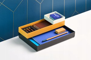 Moxom Zestaw pojemników MOXOM Modular Tray, 250x80x55mm, 3 szt., biały 6