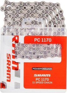 Sram Łańcuch SRAM PC-1170 HP 114 ogniw 11-biegów srebrny PowerLock Uniwersalny 1