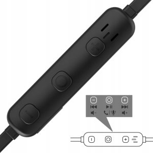 Słuchawki Hama SŁUCHAWKI DOKANAŁOWE "FREEDOM RUN II" Z MIKROFONEM, CZARNE 5