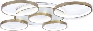 Lampa sufitowa Syntron LAMPA DEKORACYJNA SUFIT 120W ZŁOTA + PILOT DL-Z03 2