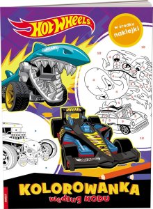 Ameet Kolorowanka według kodu. Hot Wheels KKO-1601 1