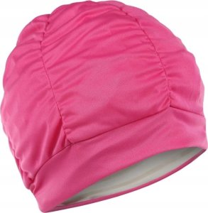 Fashy Ladies fabric swimcap with plastic lining and soft headband 3403 43 pink 1