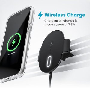 Ładowarka Speck Speck Charging Vent Mount + ClickLock - Uchwyt samochodowy z ładowaniem bezprzewodowym MagSafe (czarny) 4