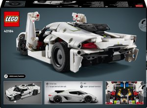 LEGO Technic Biały hipersamochód Koenigsegg Jesko Absolut (42184) 10