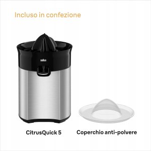 Wyciskarka do cytrusów Braun Braun CJ 5050 CitrusQuick5 schwarz Zitruspresse 2
