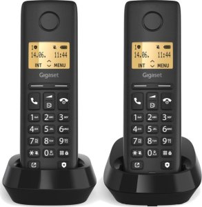 Telefon stacjonarny Gigaset Telefon bezprzewodowy Pure 100 Duo 2