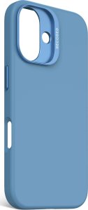 Decoded Decoded AntiMicrobial Silicone Backcover - silikonowa obudowa ochronna do iPhone 16 kompatybilna z MagSafe (air blue) 1