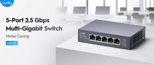 Switch Cudy CUDY HS105 5-Port 2.5G Metal Switch 2