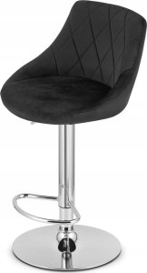 Leobert Hoker KAST - aksamit czarny / baza chrom 3