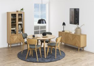 Actona Stół Nagano okrągły jodełka 2