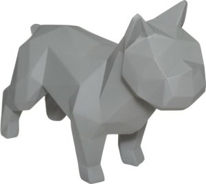 Atmosphera Figurka Origami Dog szara 1