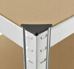 Funfit Regał metalowy magazynowy 180x90x40 cm 11