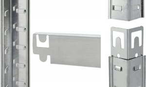 Funfit Regał metalowy magazynowy 180x90x40 cm 13