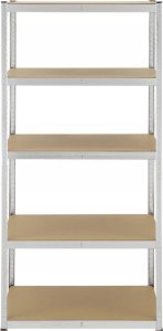 Funfit Regał metalowy magazynowy 180x90x40 cm 3