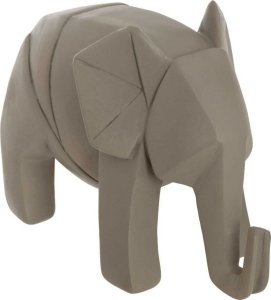 Atmosphera Figurka Elephant Origami szary 4