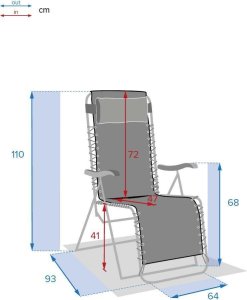DLGTP Leżak Relax szary 7
