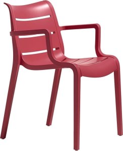 SCAB Design Krzesło Sunset czerwone SCAB z tworzywa 3