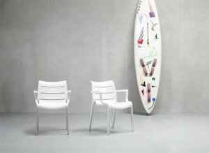 SCAB Design Krzesło Sunset czerwone SCAB z tworzywa 5