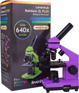 Mikroskop Levenhuk Mikroskop Levenhuk Rainbow 2L PLUS ametyst - 69117 3