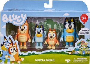 Figurka Bluey Bluey Figurines 4 Pack 1