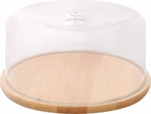 Practic Drewniana patera z przeźroczystym kloszem, Ø 30 cm 12