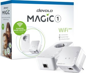 Adapter powerline Devolo devolo Magic 1 WiFi 2-1-2 Starter Kit mini, Powerline + WiFi (2 adapters) 2