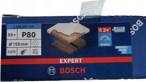 Bosch Bosch Expert C470 sanding sheet, 150mm, K80 (50 pieces, for eccentric sanders) 3