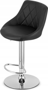 Leobert Hoker KAST - ekoskóra czarny / baza chrom x 2 5