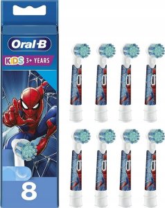 Końcówka Braun Braun Oral-B Kids Spiderman 8-piece brush attachment (white, frustration-free packaging) 1