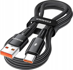 Kabel USB Essager Kabel USB-A do USB-C 120W Essager 2m (czarny) 1