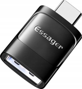 Adapter USB Essager Adapter OTG USB 3.0 żeński do USB-C męski Essager (czarny) 1